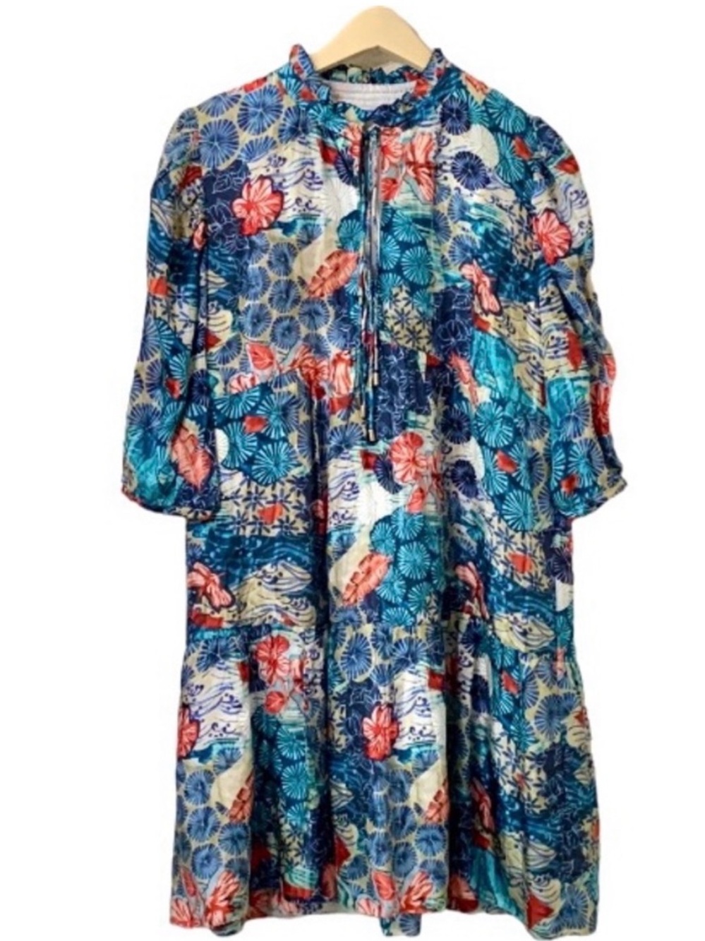 CHUFY silk mini dress